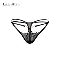 LADYALLURE 「LA」yong远热辣丨情人节系列*蕾丝镂空三角裤辣妹性感小众内裤