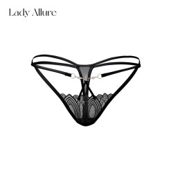 LADYALLURE 「LA」yong远热辣丨情人节系列*蕾丝镂空三角裤辣妹性感小众内裤