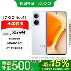 vivo iQOO Neo11 5G手机 12GB+256GB 驰光白