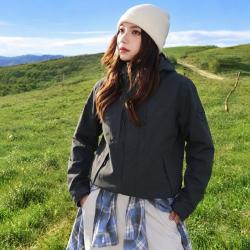 裂帛 春秋季男女式高品质冲长袖锋衣夹克情侣款潮流休闲运动连帽外套