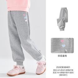 巴布豆 女童运动裤