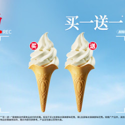 肯德基 1支原味冰淇淋花筒