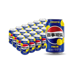 百事 清柠 可乐 柠檬味 330ml*24听