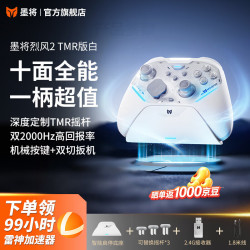 BIGBIG WON 烈风2白 TMR无线游戏手柄xbox电脑pc/steam手机switch2电视蓝牙平板有线地平线6原神和平精英
