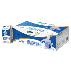蒙牛 低脂高钙牛奶250ml*24盒