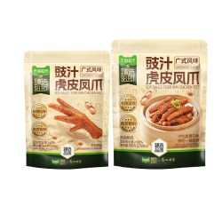 广州酒家 猫超臻选广州酒家虎皮凤爪豉汁鸡爪早茶同款小零食组合350g+265g