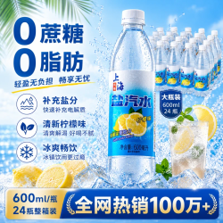 鲜丰春 盐淼 上海盐汽水 柠檬味 600ml