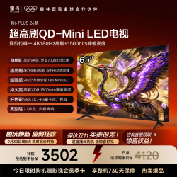 雷鸟 鹤6 Plus 26系列 65R69A Plus 液晶电视 65英寸 伸缩挂架