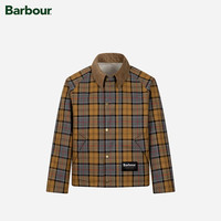 Barbour OS Transporter男女同款双面穿宽松无蜡夹克 雾白色 -xx70 S (36)