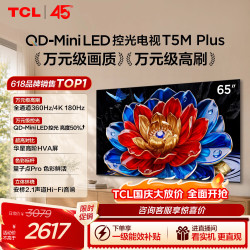 TCL 65T5M Plus 液晶电视 65英寸 普通挂架