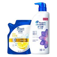 海飞丝 幽香馥郁去屑洗发露450g/瓶+补充装200g/袋
