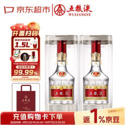 五粮液 普五第八代2022春节版纪念酒 52度浓香型白酒 500ml*2瓶