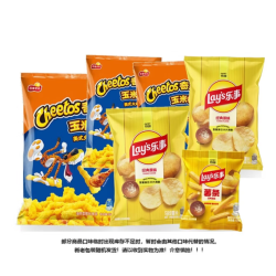 乐事 薯片零食组合装 混合装6件403g