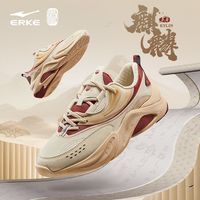 鸿星尔克 麒麟3女鞋秋季潮流百搭软底休闲运动鞋女厚底增高老爹鞋