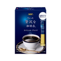 AGF 日本咖啡无蔗糖22p50p美式黑咖啡速溶咖啡条装咖啡粉