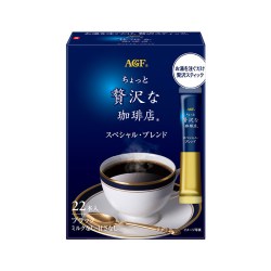AGF 日本咖啡无蔗糖22p50p美式黑咖啡速溶咖啡条装咖啡粉