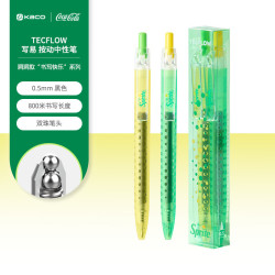 KACO TECFLOW写易系列 x 雪碧联名洞洞笔按动中性笔 0.5mm 黑色