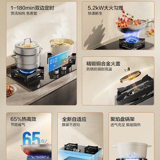 老板 E1S 双灶燃气灶
