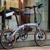 百亿补贴：大行 PAA693 GT版折叠自行车MU P9油压碟刹16寸349轮径铝合金