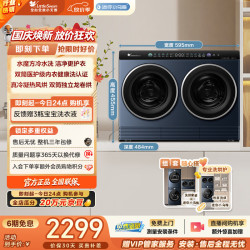 小天鹅 迷你小乌梅系列 TNDD20-08AIDE 迷你洗烘一体机 2kg 瑾瑜蓝
