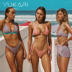 yukari swim 泳衣女2026新款小胸聚拢显瘦分体三角度假温泉比基尼