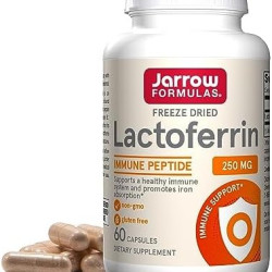 Jarrow FORMULAS 益生素营养补充剂 增强免疫 60份胶囊装 无味 不含麸质 1件装 适合成人