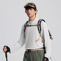 探拓 长袖半开杉T恤  休闲运动上衣