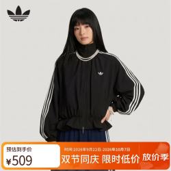阿迪达斯 三叶草系列 女 BLOUSY OVZD TT 梭织外套 LG4075 黑色 M