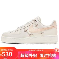 耐克 板鞋女AF1空军一号AIR FORCE 1运动鞋FV8110-181帆白37.5