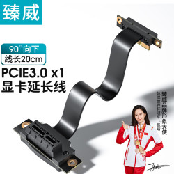 ZHENWEI 竖装转接 PCI-E延长线  0.2米