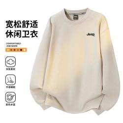 Jeep 青少年长袖t恤男士打底衫26春秋内搭男式t恤男装