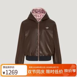 阿迪达斯 三叶草系列 女 WILD PU JKT W PU夹克 LF1596 M