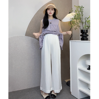 孕妇夏季宽松显瘦休闲裤时尚百搭薄款垂感阔腿裤