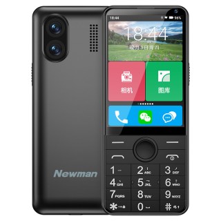 纽曼 K90 安卓智能触屏 黑色 4GB+64GB 老人手机