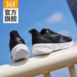 361° 女鞋运动鞋2026秋季新款网面透气跑步鞋软底舒适休闲跑鞋增高