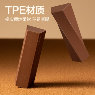 得力 巧克力橡皮擦 聚屑不留痕 5块装 文具