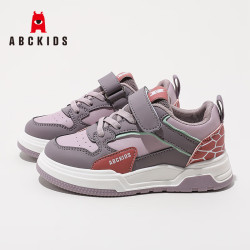 ABCKIDS 秋季新款舒适耐磨运动板鞋 紫粉色