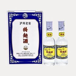 泸州老窖 特曲60版小酒 52度100ml*2瓶装 浓香型白酒