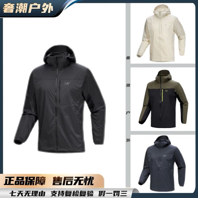 户外徒步：始祖鸟 26年新款Squamish Hoody 防水透气风壳 10276