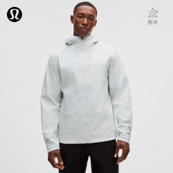 lululemon 丨Cross Chill 男士城市越野夹克 防风拒水抗淋雨渗透 LM4ATWS 淡雅马球蓝 XS