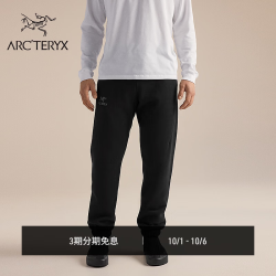 始祖鸟 EMBLEM FLEECE JOGGER 男子休闲长裤 黑色 M