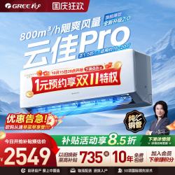 格力 云佳Pro系列 新一级能效 壁挂式空调