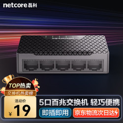 磊科 NS105A 5口百兆交换机