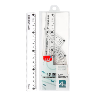 马培德 897185CH 波浪套尺 20cm 4件套 绘图尺