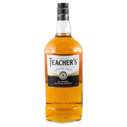TEACHER'S 醍池 高地苏格兰调和威士忌 1000ml 洋酒 中秋