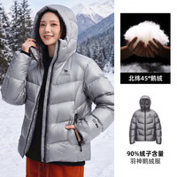 户外徒步：骆驼 羽神户外通勤羽绒服冬季新款女款男款外套加厚防风保暖鹅绒面包服A35CR28311E5