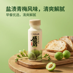 一鸣 盐渍青梅风味低温咸酸奶 200g