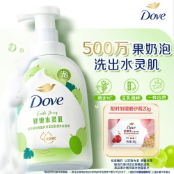 多芬 果奶多肉青提香滋润水灵果奶沐浴泡泡 400g