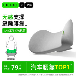 CICIDO 汽车腰靠 腰部靠垫护腰枕 薄款小靠枕
