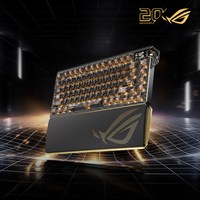 ROG 夜魔Extreme 20周年版机械键盘三模75配列客制化8K回报24K镀金